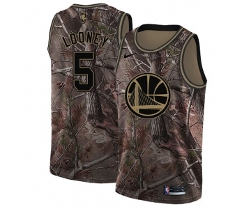 Youth Nike Golden State Warriors #5 Kevon Looney Swingman Camo Realtree Collection NBA Jersey