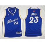 youth nba golden state warriors #23 green blue[2015 Christmas edition]