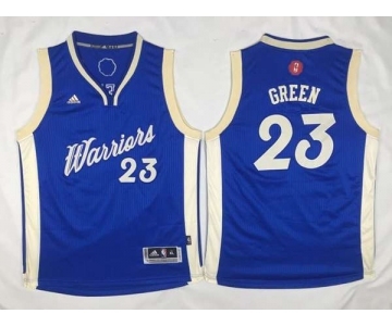 youth nba golden state warriors #23 green blue[2015 Christmas edition]