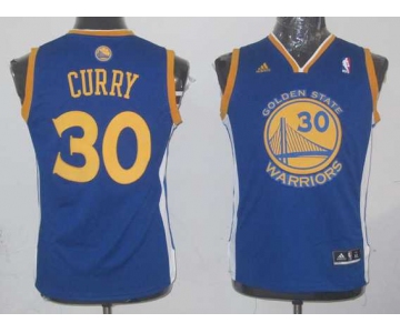 youth nba golden state warriors #30 curry blue[revolution 30 swingman]