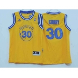 youth nba golden state warriors #30 curry yellow-1[revolution 30 swingman]