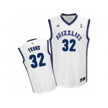 Men Adidas Memphis Grizzlies #32 Tyreke Evans Swingman White Home NBA Jersey