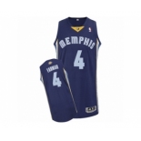 Men's Adidas Memphis Grizzlies #4 Jordan Farmar Authentic Navy Blue Road NBA Jersey