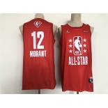 Men's Jordan Memphis Grizzlies #12 Ja Morant Red 2022 NBA All-Star Swingman Basketball Jersey