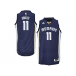 Men's Memphis Grizzlies #11 Mike Conley 2014-15 New Swingman Road Blue Jersey