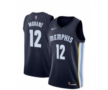 Men's Memphis Grizzlies #12 Ja Morant Black 2019 Swingman Jersey