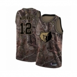 Men's Memphis Grizzlies #12 Ja Morant Swingman Camo Realtree Collection Basketball Jersey