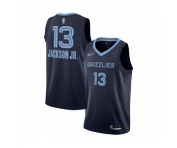 Men's Memphis Grizzlies #13 Jaren Jackson Jr. Authentic Navy Blue Road Finished Basketball Jersey - Icon Edition