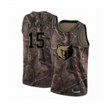 Men's Memphis Grizzlies #15 Brandon Clarke Swingman Camo Realtree Collection Basketball Jersey