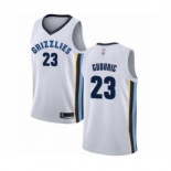 Men's Memphis Grizzlies #23 Marko Guduric Authentic White Basketball Jersey - Association Edition