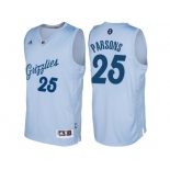 Men's Memphis Grizzlies #25 Chandler Parsons Light Blue 2016 Christmas Day NBA Swingman Jersey