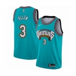 Men's Memphis Grizzlies #3 Grayson Allen Authentic Green Hardwood Classic Basketball Jersey