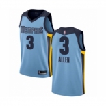 Men's Memphis Grizzlies #3 Grayson Allen Authentic Light Blue Basketball Jersey Statement Edition