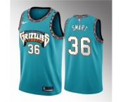 Men's Memphis Grizzlies #36 Marcus Smart Teal 2023 Draft Classic Edition Stitched Basketball Jersey