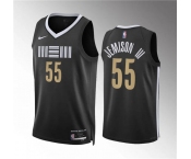 Men's Memphis Grizzlies #55 Trey Jemison Iii Black 2023-24 City Edition Stitched Jersey