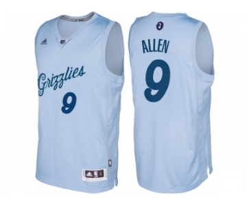 Men's Memphis Grizzlies #9 Tony Allen Light Blue 2016 Christmas Day NBA Swingman Jersey