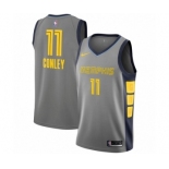 Men's Nike Memphis Grizzlies #11 Mike Conley Swingman Gray NBA Jersey - City Edition