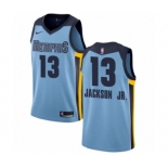 Men's Nike Memphis Grizzlies #13 Jaren Jackson Jr. Authentic Light Blue NBA Jersey Statement Edition