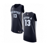 Men's Nike Memphis Grizzlies #13 Jaren Jackson Jr. Authentic Navy Blue Road NBA Jersey - Icon Edition