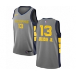 Men's Nike Memphis Grizzlies #13 Jaren Jackson Jr. Swingman Gray NBA Jersey - City Edition