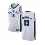 Men's Nike Memphis Grizzlies #13 Jaren Jackson Jr. Swingman White NBA Jersey - Association Edition