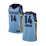 Men's Nike Memphis Grizzlies #14 Brice Johnson Authentic Light Blue NBA Jersey Statement Edition