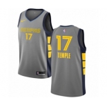 Men's Nike Memphis Grizzlies #17 Garrett Temple Authentic Gray NBA Jersey - City Edition