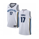 Men's Nike Memphis Grizzlies #17 Garrett Temple Authentic White NBA Jersey - Association Edition