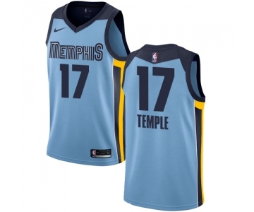 Men's Nike Memphis Grizzlies #17 Garrett Temple Swingman Light Blue NBA Jersey Statement Edition