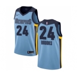 Men's Nike Memphis Grizzlies #24 Dillon Brooks Swingman Light Blue NBA Jersey Statement Edition