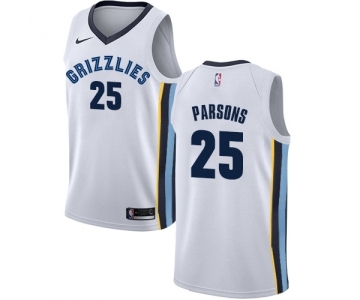 Men's Nike Memphis Grizzlies #25 Chandler Parsons Authentic White NBA Jersey - Association Edition