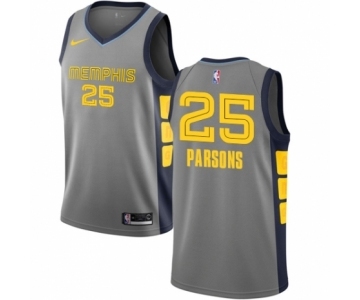 Men's Nike Memphis Grizzlies #25 Chandler Parsons Swingman Gray NBA Jersey - City Edition