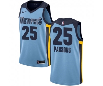 Men's Nike Memphis Grizzlies #25 Chandler Parsons Swingman Light Blue NBA Jersey Statement Edition