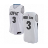 Men's Nike Memphis Grizzlies #3 Shareef Abdur-Rahim Authentic White NBA Jersey - City Edition