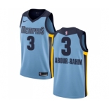 Men's Nike Memphis Grizzlies #3 Shareef Abdur-Rahim Swingman Light Blue NBA Jersey Statement Edition