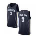 Men's Nike Memphis Grizzlies #3 Shareef Abdur-Rahim Swingman Navy Blue Road NBA Jersey - Icon Edition