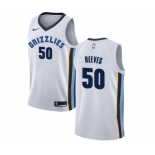 Men's Nike Memphis Grizzlies #50 Bryant Reeves Authentic White NBA Jersey - Association Edition