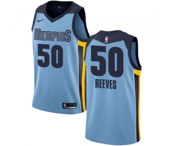 Men's Nike Memphis Grizzlies #50 Bryant Reeves Swingman Light Blue NBA Jersey Statement Edition