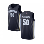 Men's Nike Memphis Grizzlies #50 Zach Randolph Swingman Navy Blue Road NBA Jersey - Icon Edition