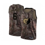 Men's Nike Memphis Grizzlies #6 Mario Chalmers Swingman Camo Realtree Collection NBA Jersey