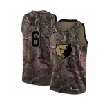 Men's Nike Memphis Grizzlies #6 Shelvin Mack Swingman Camo Realtree Collection NBA Jersey