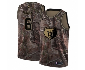 Men's Nike Memphis Grizzlies #6 Shelvin Mack Swingman Camo Realtree Collection NBA Jersey