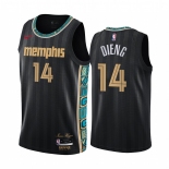 Nike Grizzlies #14 Gorgui Dieng Black NBA Swingman 2020-21 City Edition Jersey