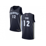 Nike Memphis Grizzlies #12 Tyreke Evans Navy Blue NBA Swingman Icon Edition Jersey