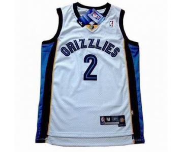 nba memphis grizzlies #2 jason williams white