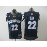 nba memphis grizzlies #22 gay blue[2011 swingman revolution 30]