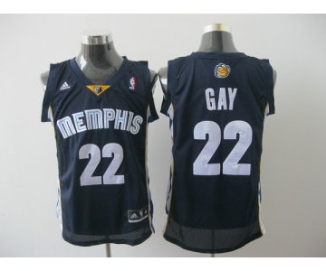 nba memphis grizzlies #22 gay blue[2011 swingman revolution 30]