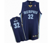 nba memphis grizzlies #32 oj mayo blue