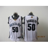 nba memphis grizzlies #50 randolph white[2011 swingman revolution 30]