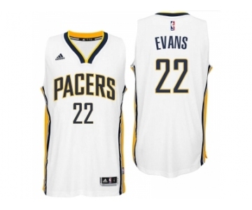 Indiana Pacers #22 Jeremy Evans 2016 Home White New Swingman Jersey